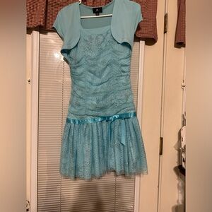 Amy Byer Girls Glitter Dress size 14
